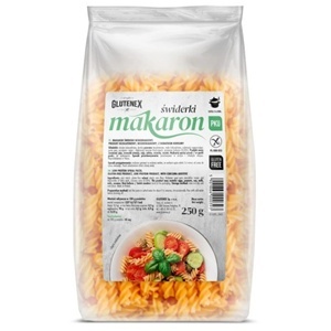 MAKARON NISKOBIAŁKOWY BEZGLUTENOWY ŚWIDERKI 250 g - GLUTENEX