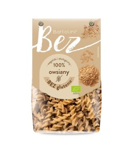 MAKARON OWSIANY ŚWIDERKI BEZGLUTENOWY BIO 250 g - BARTOLINI