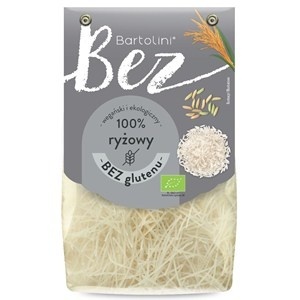 MAKARON ( RYŻOWY ) KRAJANKA BEZGLUTENOWY BIO 250 g - BARTOLINI