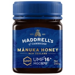 MIÓD MANUKA MGO 570+ 250 g - HADDRELL'S OF CAMBRIDGE