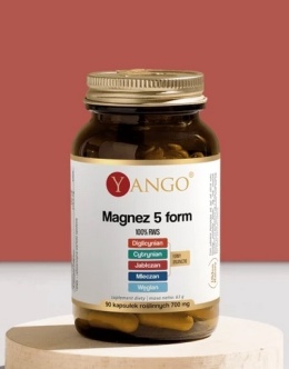 Magnez 5 form 700mg 90 kaps. YANGO