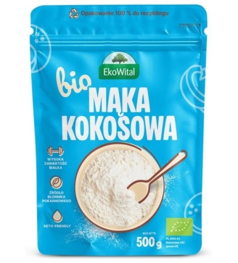 Mąka kokosowa BIO 500 g EKOWITAL