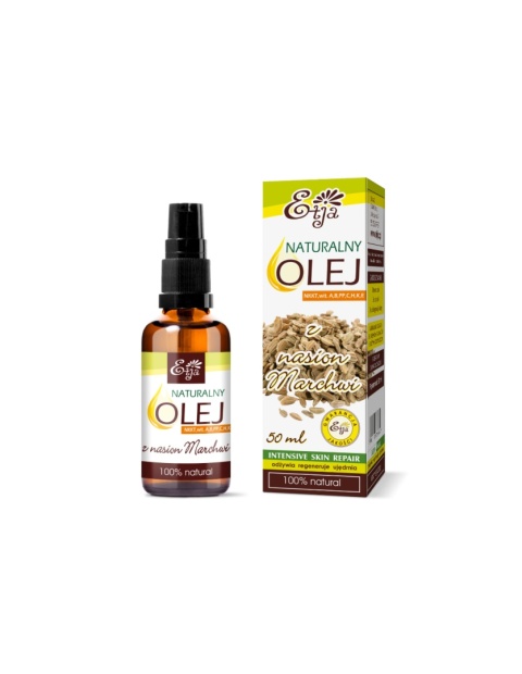 NATURALNY OLEJ Z NASION MARCHWI /Daucus Carota Oil/ 50 ML ETJA