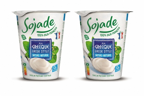 PRODUKT SOJOWY NATURALNY TYPU GRECKIEGO BEZ CUKRU BEZGLUTENOWY BIO 2X400 g - SOJADE