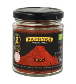 Papryka wędzona bezglutenowa BIO 85 g - Pięć Przemian