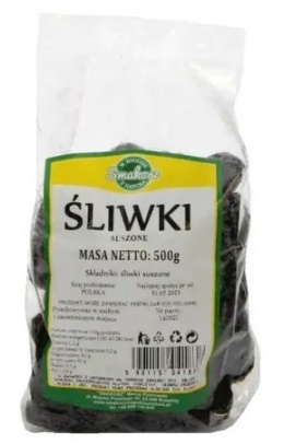Polskie śliwki suszone bez pestek 200g SMAKOSZ