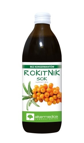 ROKITNIK SOK bez konserwantów 500 ml. ALTER MEDICA