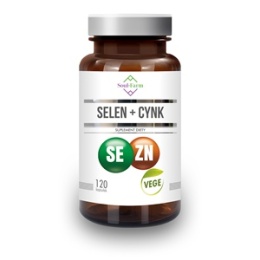 SELEN + CYNK 120 WEGE KAPSUŁEK (15 mg + 300 mcg) - SOUL FARM