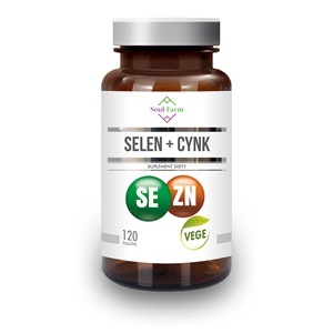 SELEN + CYNK 120 WEGE KAPSUŁEK (15 mg + 300 mcg) - SOUL FARM