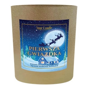 ŚWIECA SOJOWA ZAPACHOWA PIERWSZA GWIAZDKA 180 ml - YOUR CANDLE