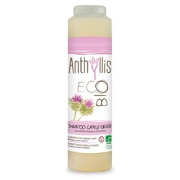 SZAMPON DO WŁOSÓW PRZETŁUSZCZAJĄCYCH SIĘ I Z ŁUPIEŻEM Z EKSTRAKTEM Z ŁOPIANU ECO 250 ml - ANTHYLLIS