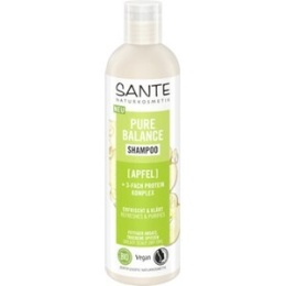 SZAMPON NORMALIZUJĄCY DO WŁOSÓW PRZETŁUSZCZAJĄCYCH SIĘ JABŁKO I POTRÓJNY KOMPLEKS PROTEINOWY ECO 250 ml - SANTE