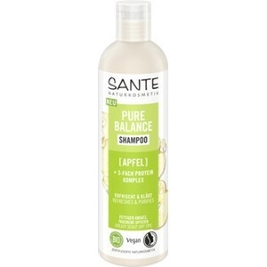 SZAMPON NORMALIZUJĄCY DO WŁOSÓW PRZETŁUSZCZAJĄCYCH SIĘ JABŁKO I POTRÓJNY KOMPLEKS PROTEINOWY ECO 250 ml - SANTE