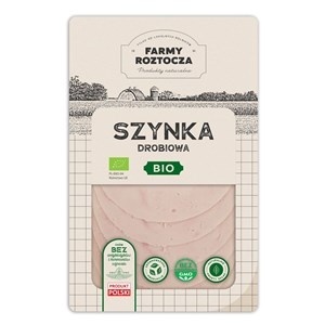 SZYNKA DROBIOWA PLASTRY BIO 100 g - FARMY ROZTOCZA