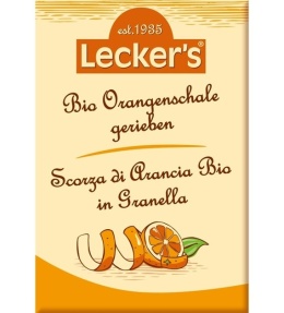 Skórka pomarańczowa starta BIO 15 g LECKERS