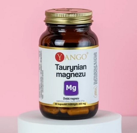 Taurynian magnezu 450MG 60 kaps. YANGO