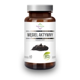 WĘGIEL AKTYWNY 180mg 60 WEGE KAPSUŁEK SOUL FARM