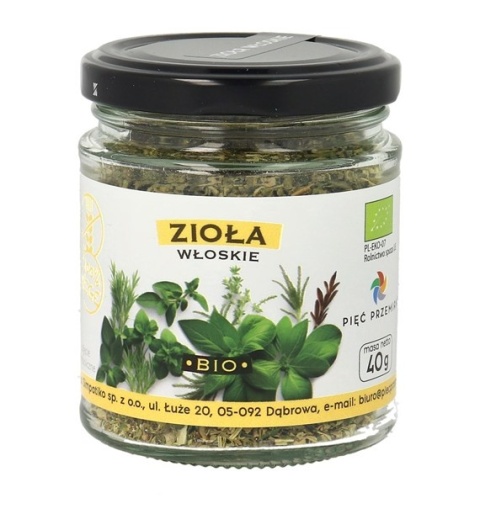ZIOŁA WŁOSKIE BEZGLUTENOWE BIO 40 g - PIĘĆ PRZEMIAN